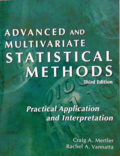 Advanced and Multivariate Statistical Methods